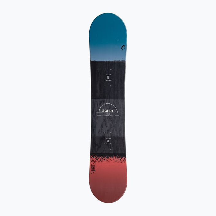 Deska snowboardowa dziecięca HEAD Rowdy black/red/blue 3
