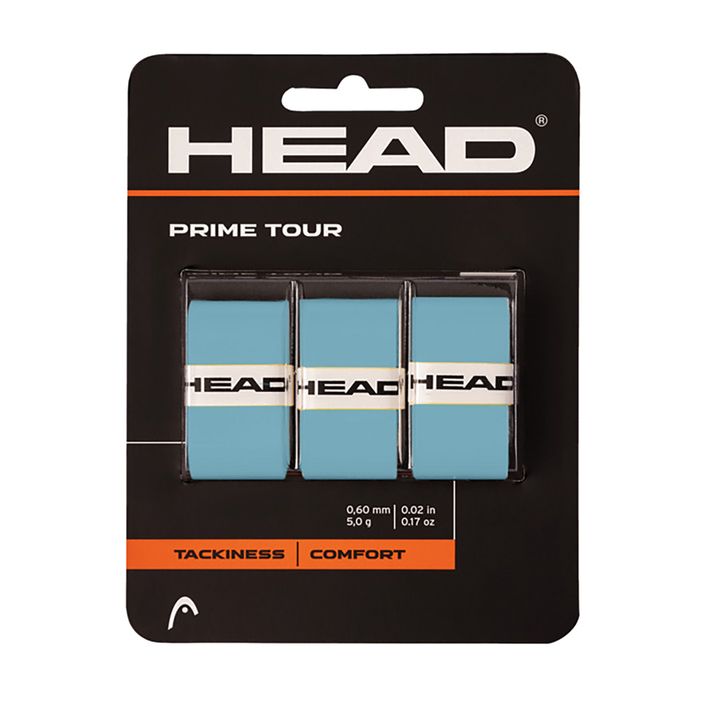 Owijki do rakiet tenisowych HEAD Prime Tour 3 szt. blue 2