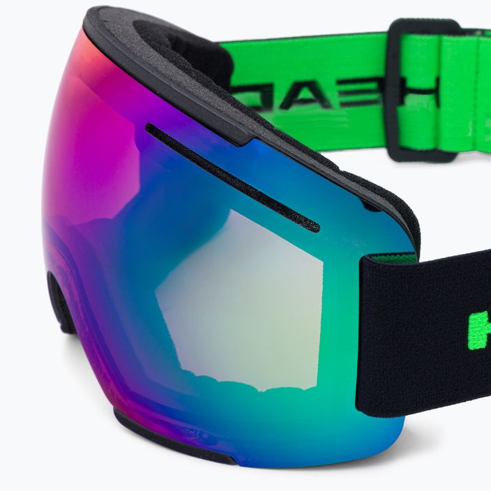 Gogle narciarskie HEAD F-LYT green/black 5