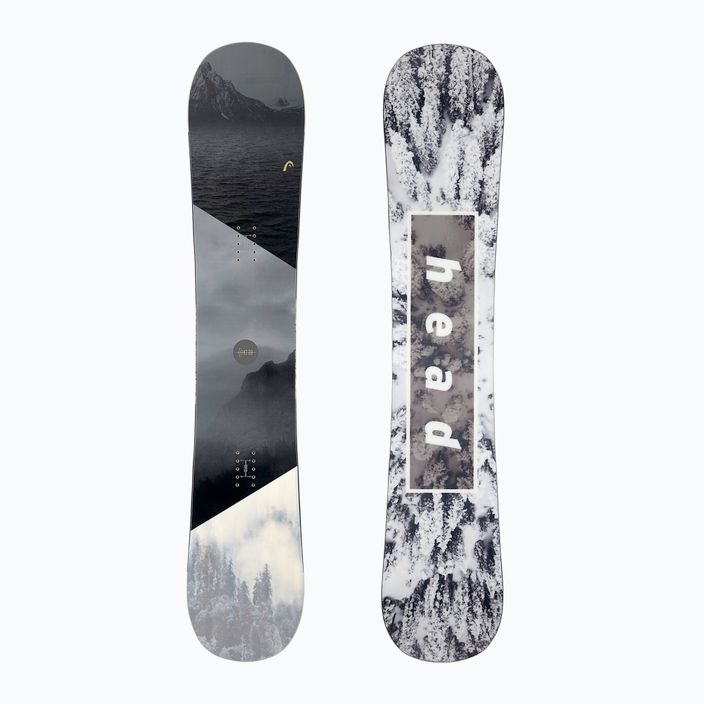 Deska snowboardowa HEAD True 2.0 black/white