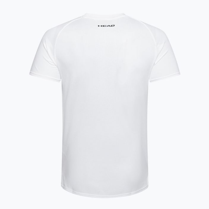 Koszulka tenisowa męska HEAD Performance white/print perf 2