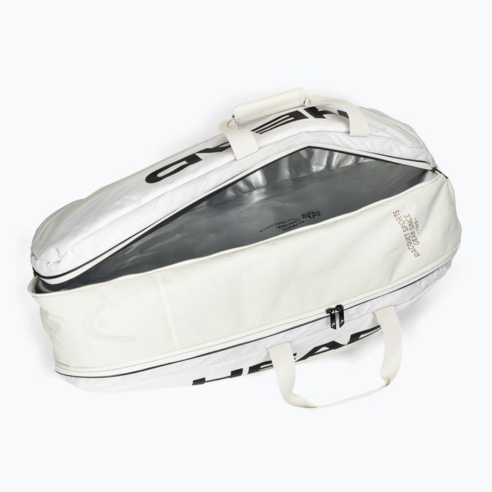 Torba tenisowa HEAD Pro X Raquet Bag L 85 l corduroy white/black 6