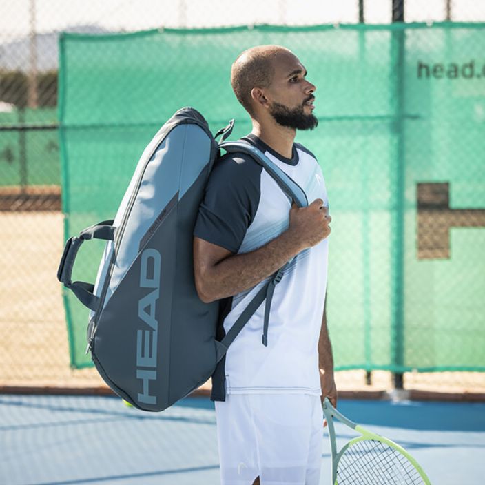 Torba tenisowa HEAD Tour Racquet Bag M 30 l cyan blue 7