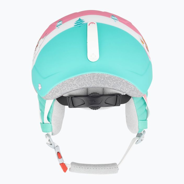 Kask narciarski dziecięcy HEAD Maja Set Paw + Gogle pink 4