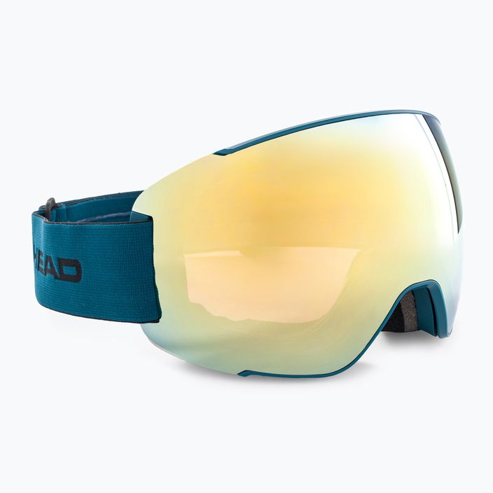 Gogle narciarskie HEAD Magnify 5K gold/petrol/orange 2