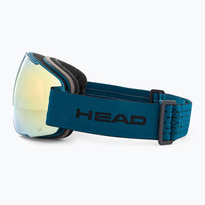 Gogle narciarskie HEAD Magnify 5K gold/petrol/orange 5