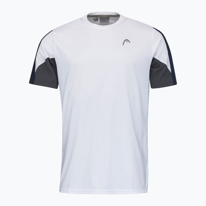 Koszulka tenisowa męska HEAD Club 22 Tech white/dark blue