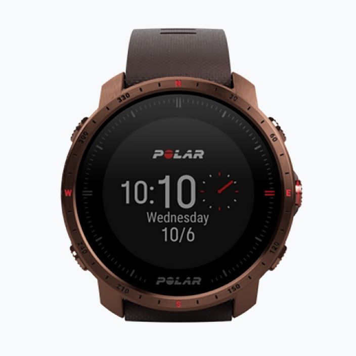 Zegarek Polar brązowy Grit X Pro 2