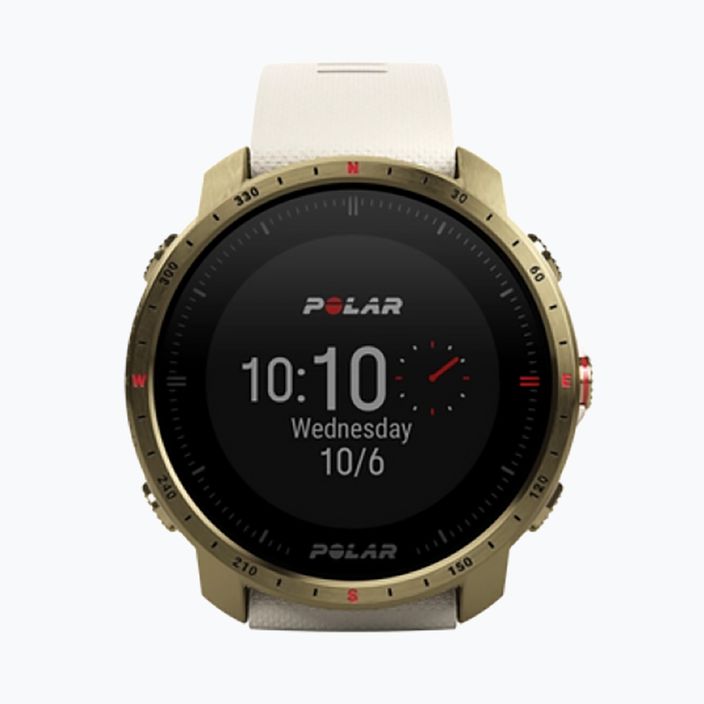 Zegarek Polar biało-złoty Grit X Pro 2