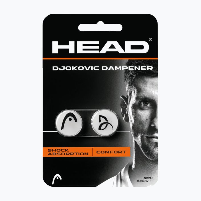Tłumiki drgań HEAD Djokovic Dampener 2 szt. white