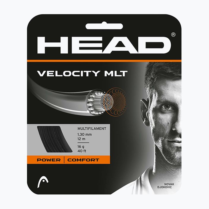 Naciąg tenisowy HEAD Velocity MLT 12 m black