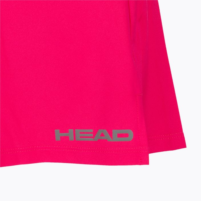 Spódnica tenisowa dziecięca HEAD Club Basic Skort magenta 4