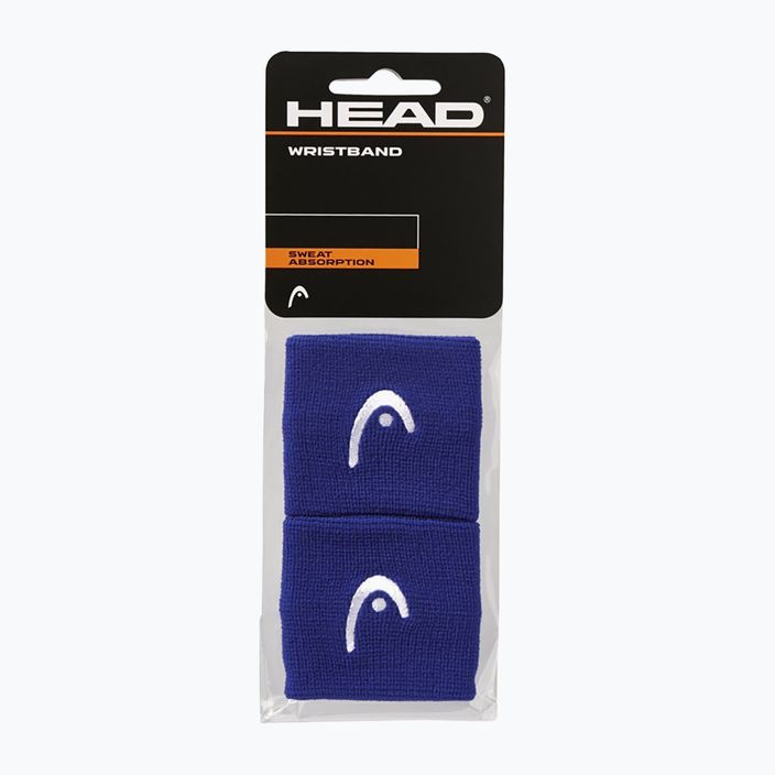 Frotki na nadgarstek HEAD Wristband 2.5" 2 szt. blue 3
