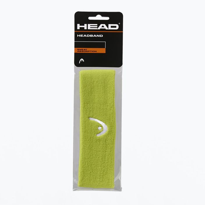 Opaska na głowę HEAD Headband lime 3