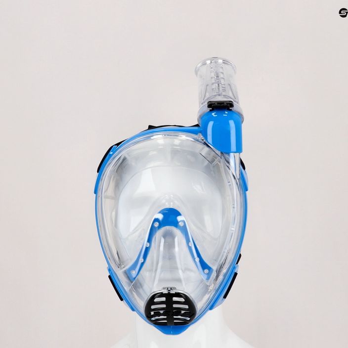 Maska pełnotwarzowa do snorkelingu Cressi Baron Full Face clear/blue 5