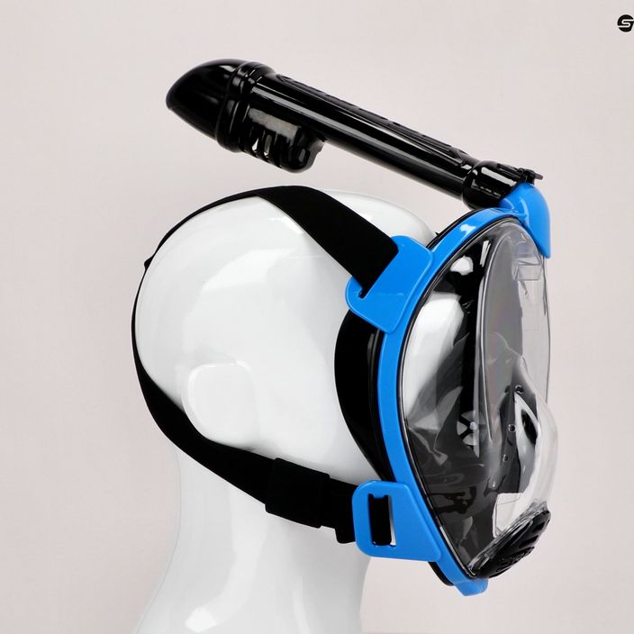 Maska pełnotwarzowa do snorkelingu Cressi Baron Full Face black/blue 6