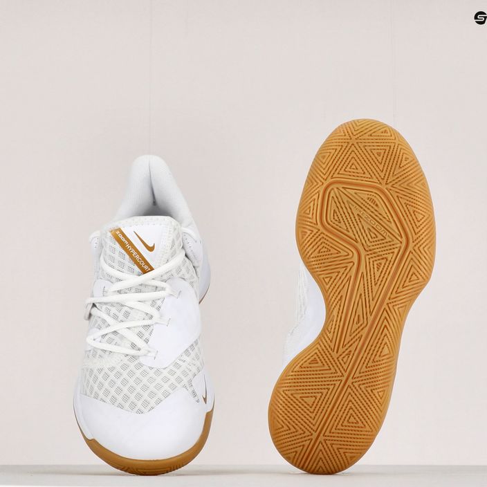 Buty do siatkówki Nike Zoom Hyperspeed Court SE white/gold 10