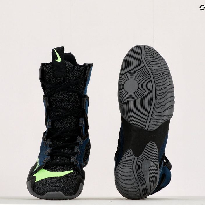 Buty bokserskie Nike Hyperko 2 black/metalic cool grey/blue 9
