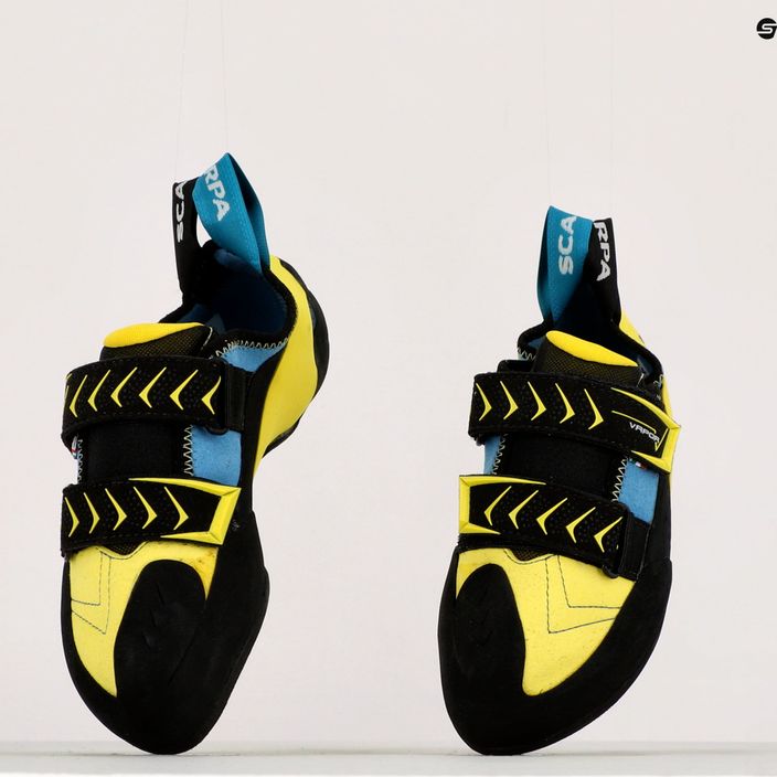 Buty wspinaczkowe męskie SCARPA Vapor V ocean/yellow 9