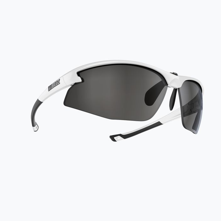 Okulary przeciwsłoneczne Bliz Motion + shiny white/smoke silver mirror 2