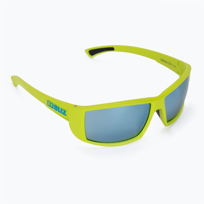 Okulary rowerowe Bliz Drift matt limegreen/smoke blue multi 54001-73