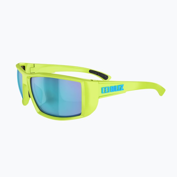 Okulary przeciwsłoneczne Bliz Drift matt limegreen/smoke blue multi 7
