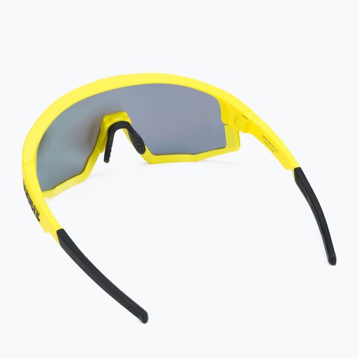 Okulary rowerowe Bliz Vision matt yellow/smoke blue multi 52001-63 2