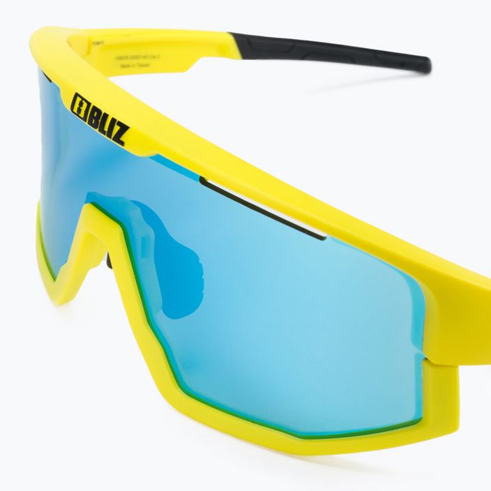 Okulary przeciwsłoneczne Bliz Vision matt yellow/smoke blue multi 5