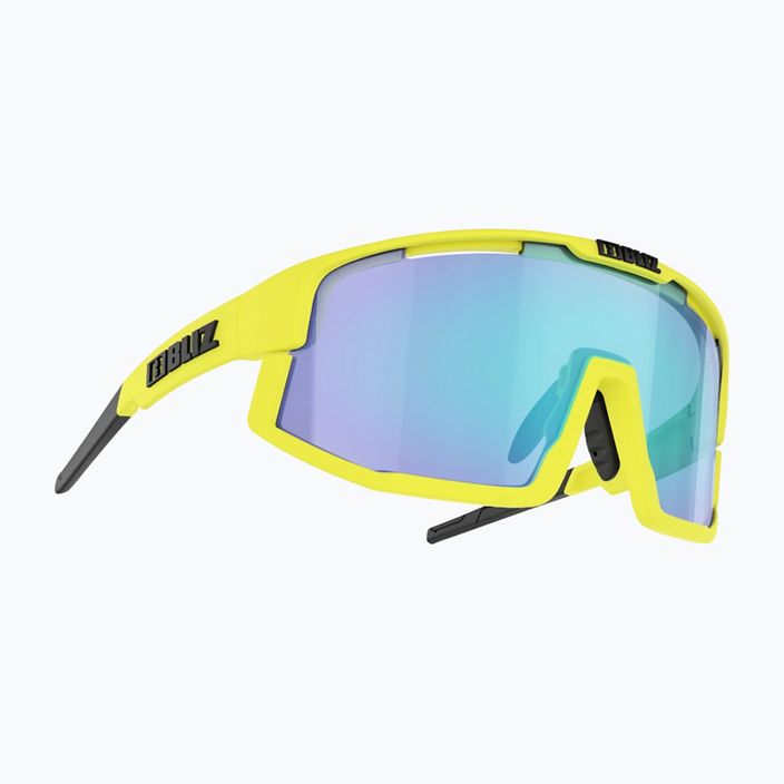 Okulary rowerowe Bliz Vision matt yellow/smoke blue multi 52001-63 6