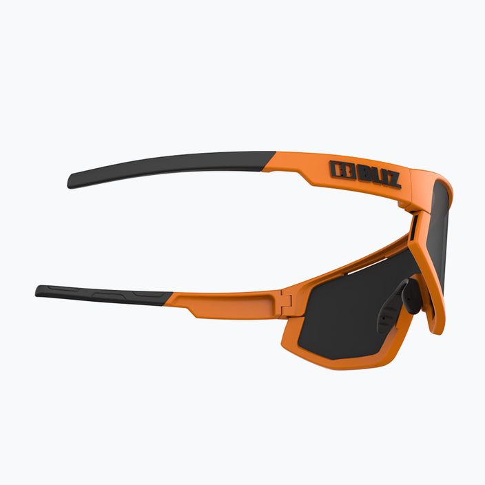 Okulary przeciwsłoneczne Bliz Fusion matt neon orange/smoke 6