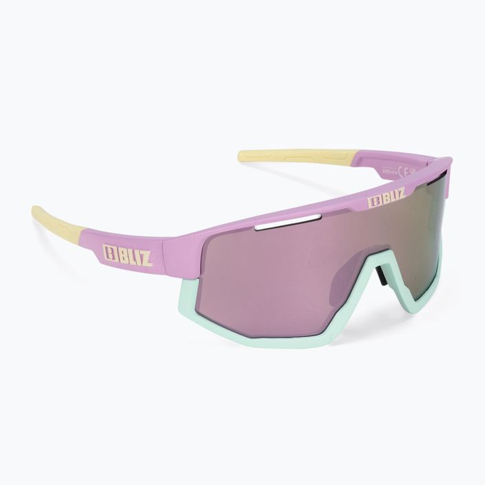 Okulary przeciwsłoneczne Bliz Fusion matt pastel purple yellow logo/brown pink multi 2