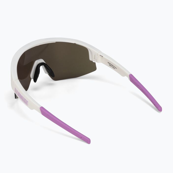 Okulary przeciwsłoneczne Bliz Matrix matt white purple logo/brown pink multi 2