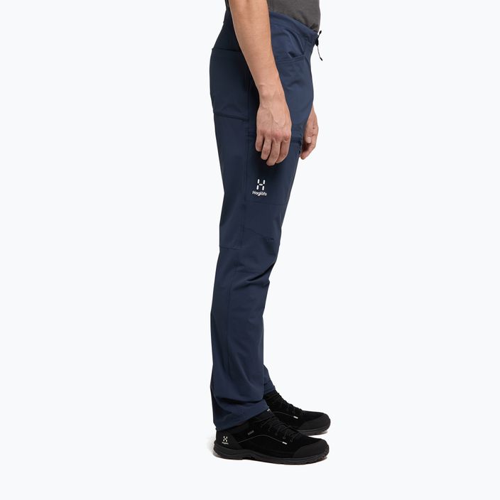 Spodnie wspinaczkowe męskie Haglöfs ROC Lite Slim tarn blue 2