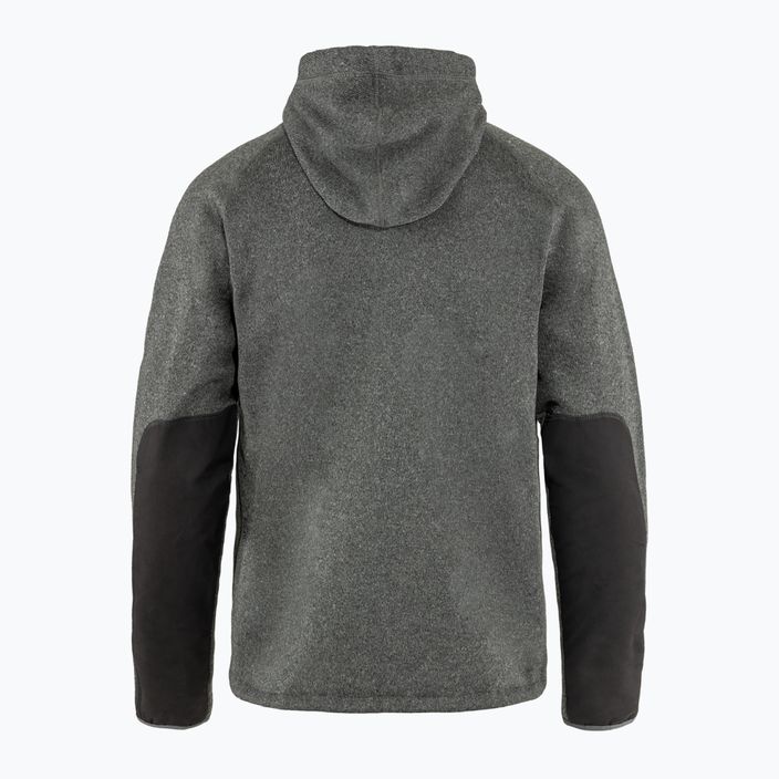 Bluza męska Fjällräven Övik Fleece Hoodie dark grey 2