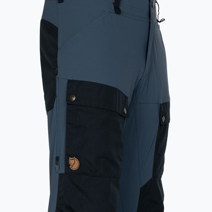 Spodnie trekkingowe męskie Fjällräven Keb Trousers Reg dark navy/uncle blue 3