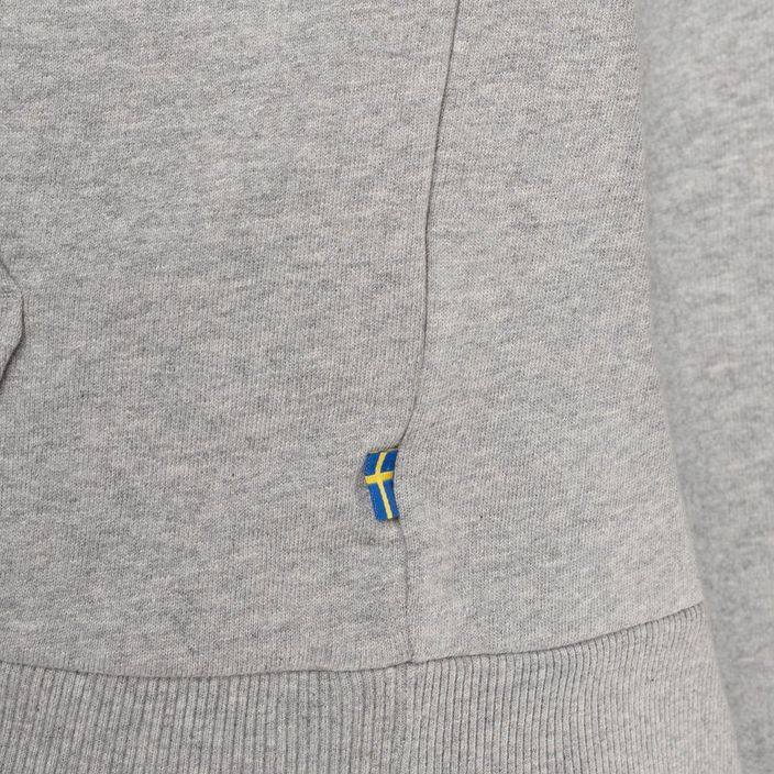 Bluza trekkingowa męska Fjällräven Logo Hoodie grey/melange 4