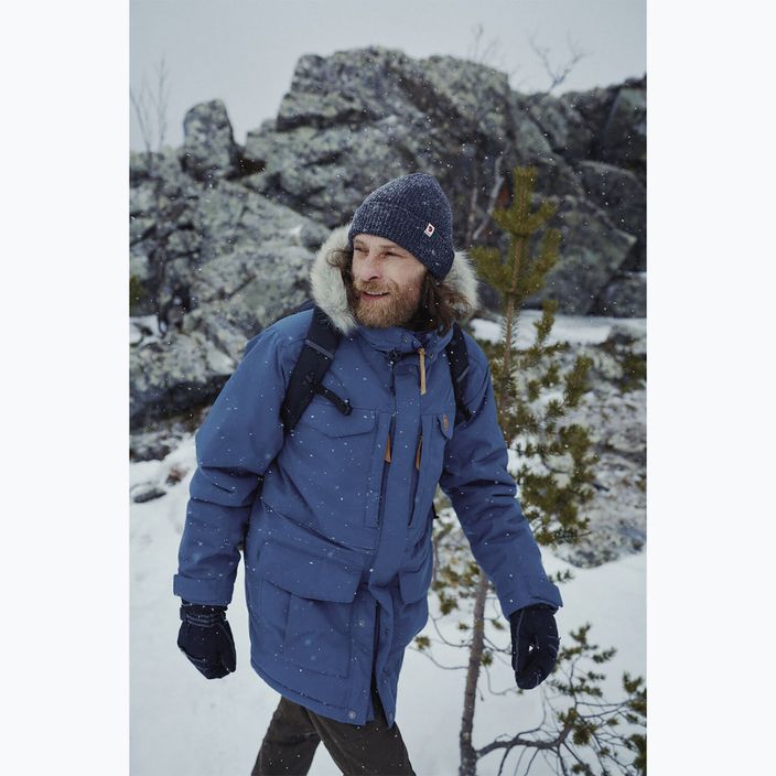 Kurtka zimowa męska Fjällräven Nuuk Parka mountain blue 4