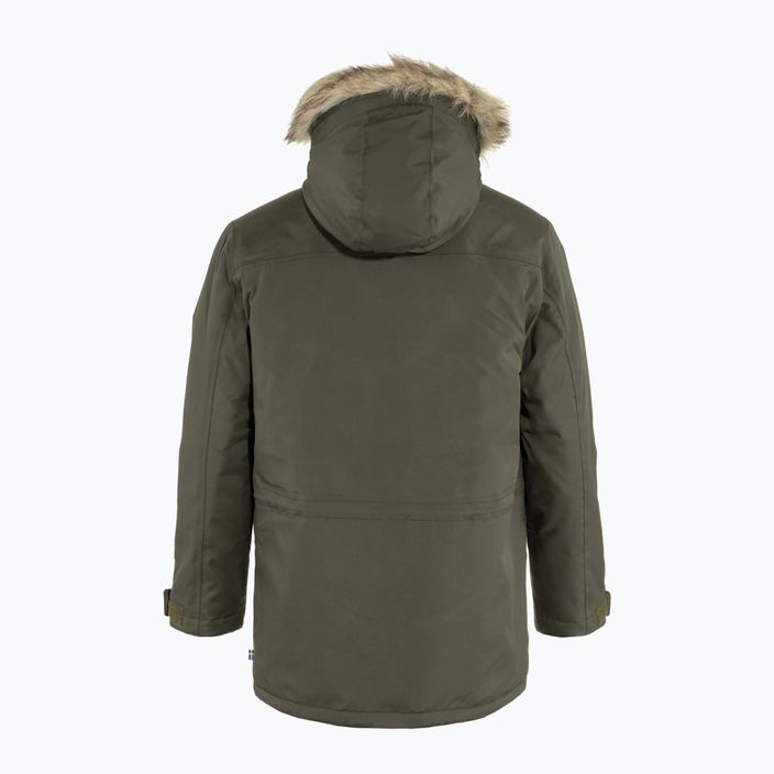 Kurtka zimowa męska Fjällräven Nuuk Parka deep forest 2