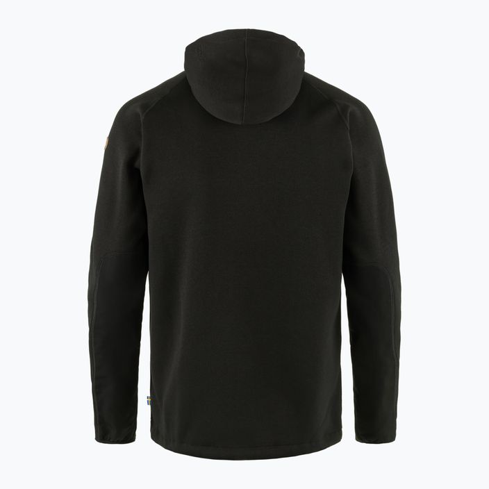 Bluza męska Fjällräven Övik Fleece Hoodie black 2