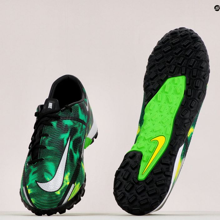 Buty piłkarskie męskie Nike Phantom GT2 Academy SW TF black/metalic platinum/green strike 10