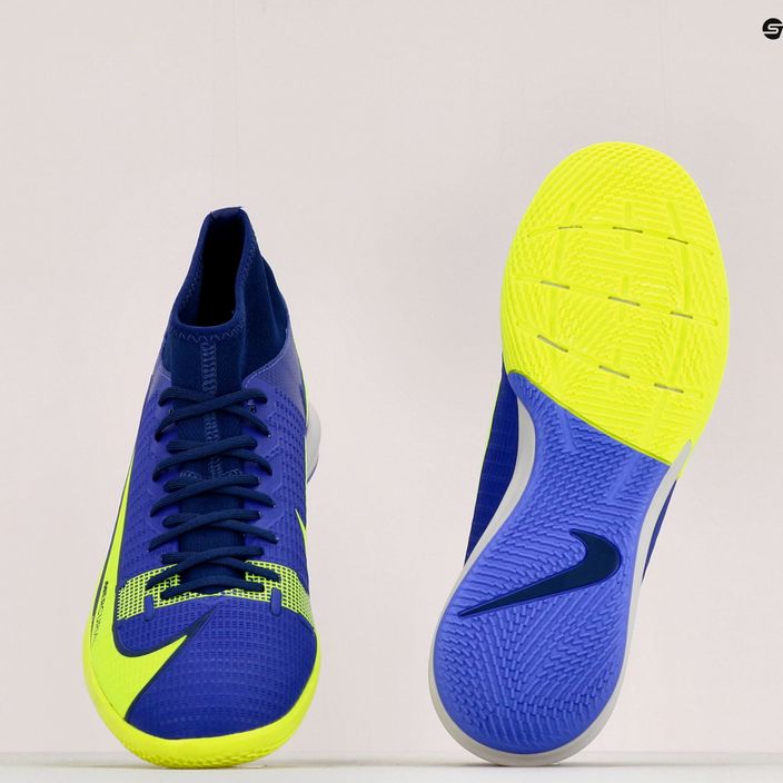 Buty piłkarskie męskie Nike Superfly 8 Academy IC lapis/volt/blue void 10