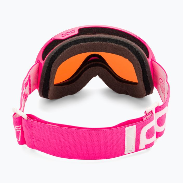 Gogle narciarskie dziecięce POC POCito Retina fluorescent pink 3