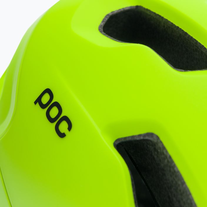 Kask rowerowy POC Axion SPIN fluorescent yellow/green matt 7