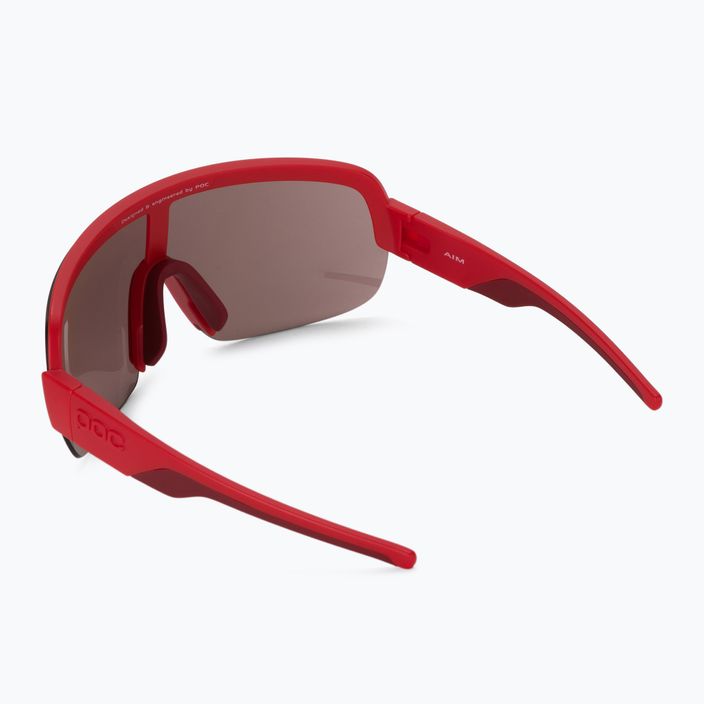 Okulary przeciwsłoneczne POC Aim prismane red/clarity road silver 2