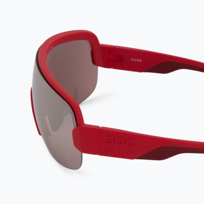 Okulary przeciwsłoneczne POC Aim prismane red/clarity road silver 4