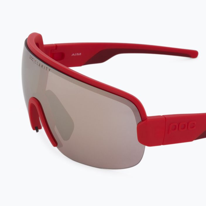 Okulary przeciwsłoneczne POC Aim prismane red/clarity road silver 5