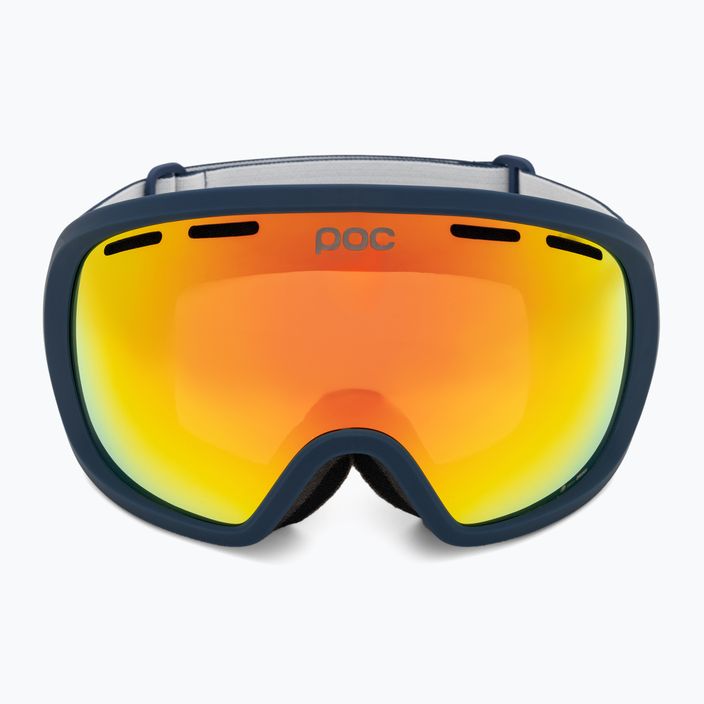 Gogle narciarskie POC Fovea lead blue/partly sunny orange 2