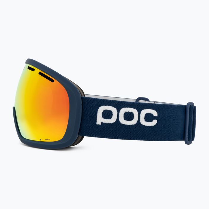 Gogle narciarskie POC Fovea lead blue/partly sunny orange 4