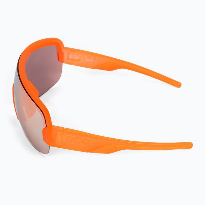 Okulary przeciwsłoneczne POC Aim fluorescent orange translucent/clarity road gold 4