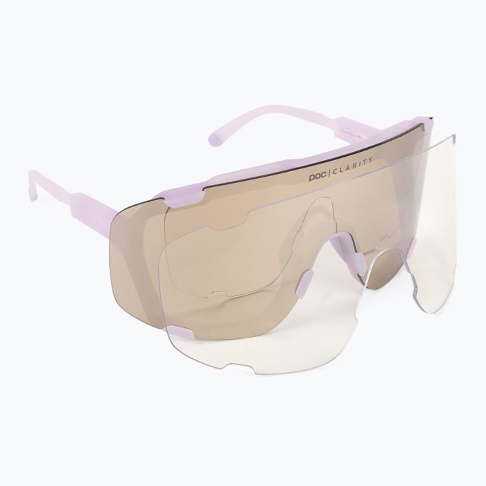 Okulary przeciwsłoneczne POC Devour purple quartz translucent/clarity road silver